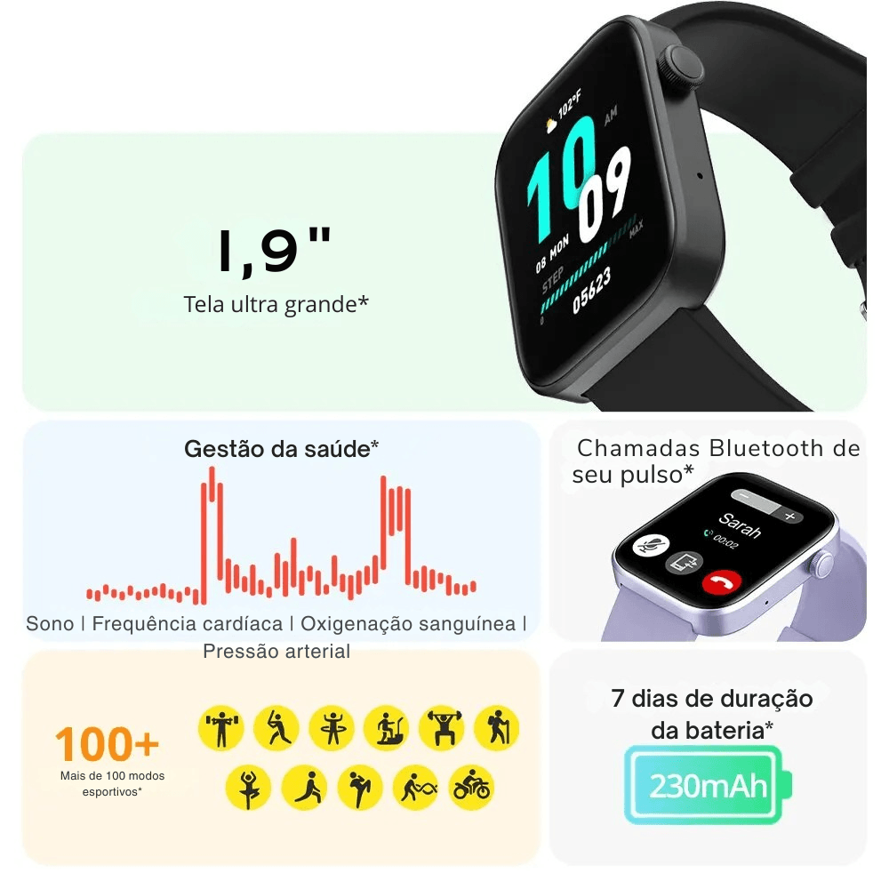 COLMI P71 Ultra Call™ Smartwatch Bluetooth IP68
