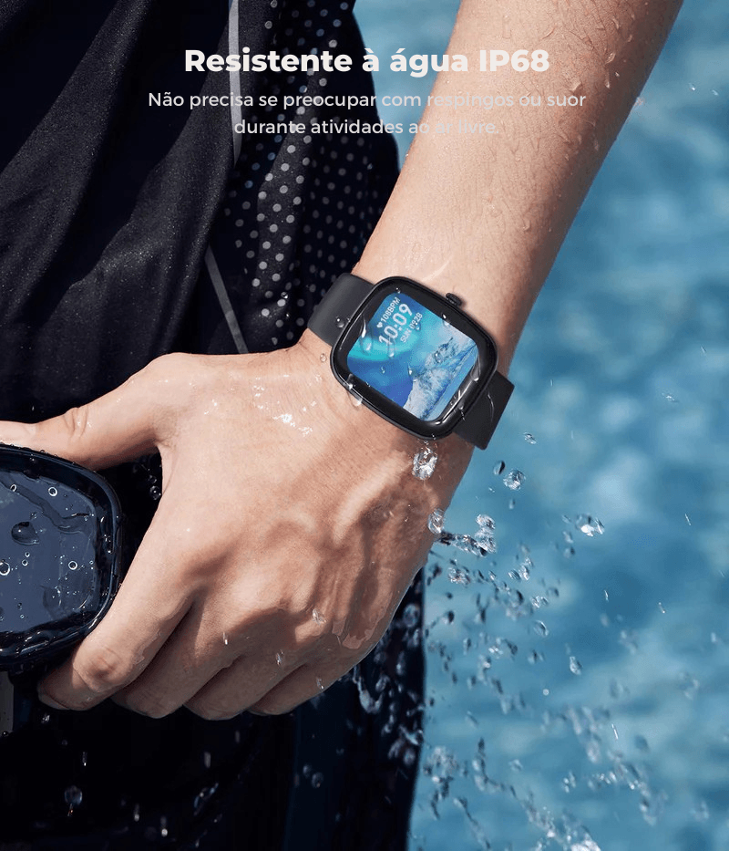 Smartwatch I9 EASY Pulse – À Prova d’Água e Pronto para o Dia a Dia