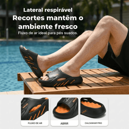 I9 Comfort Max™ – Chinelo Masculino Antiderrapante em EVA Premium