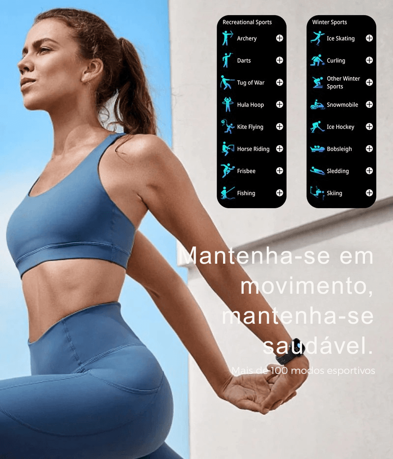 Smartwatch I9 EASY Pulse – À Prova d’Água e Pronto para o Dia a Dia