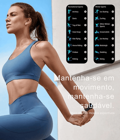 Smartwatch I9 EASY Pulse – À Prova d’Água e Pronto para o Dia a Dia