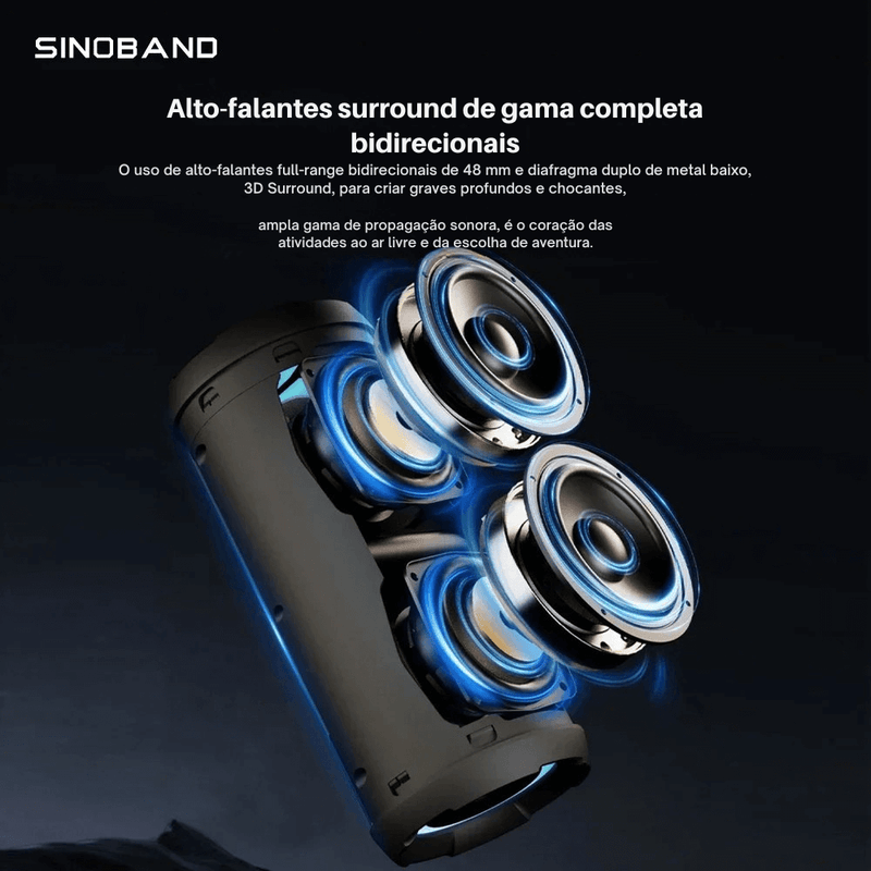 SoundBlaster Pro X™ 🎵⚡ – Caixa de Som Bluetooth 50W 🎶🔥