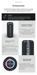 SoundBlaster Pro X™ 🎵⚡ – Caixa de Som Bluetooth 50W 🎶🔥