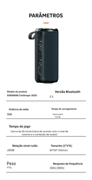 SoundBlaster Pro X™ 🎵⚡ – Caixa de Som Bluetooth 50W 🎶🔥