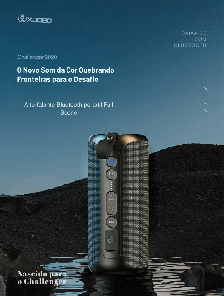 SoundBlaster Pro X™ 🎵⚡ – Caixa de Som Bluetooth 50W 🎶🔥