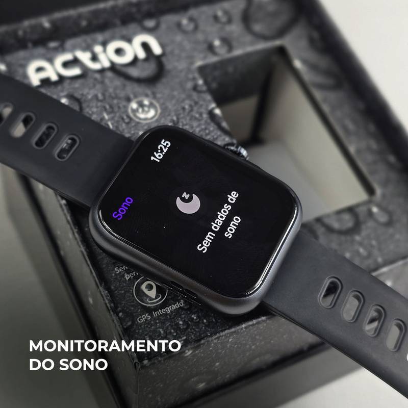 Smartwatch I9 Action Pro – GPS Integrado, Tela AMOLED e Bateria de até 7 Dias