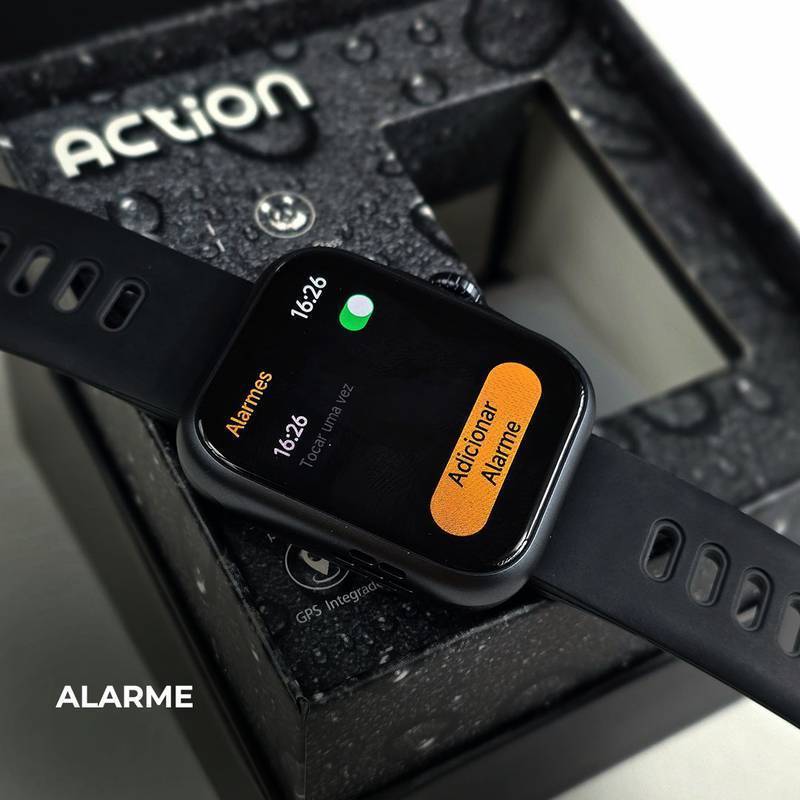 Smartwatch I9 Action Pro – GPS Integrado, Tela AMOLED e Bateria de até 7 Dias
