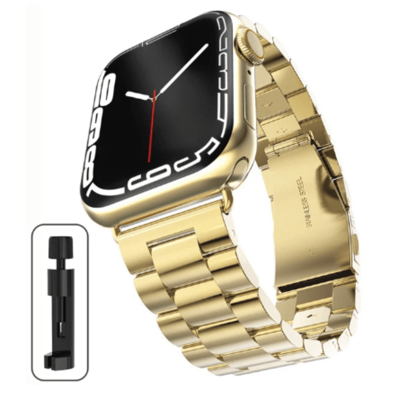 Royal Steel 3-Elos – Pulseira Premium em Aço Inoxidável