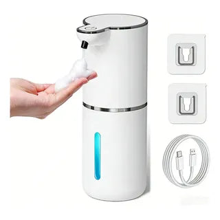 Saboneteira Automática Sensor Infravermelho Espuma e Líquido Recarregável USB