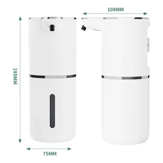 Saboneteira Automática Sensor Infravermelho Espuma e Líquido Recarregável USB