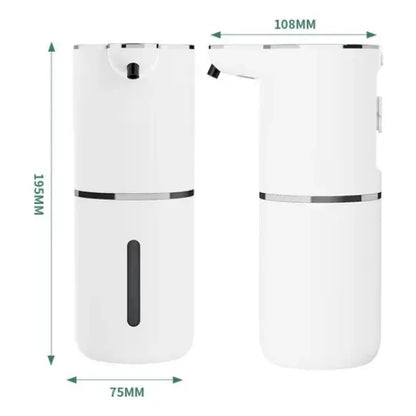 Saboneteira Automática Sensor Infravermelho Espuma e Líquido Recarregável USB