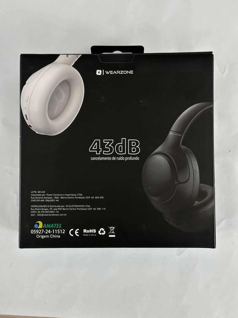 I9 SoundZone WZ08 — Headset Premium com ANC e 60h de Bateria