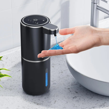 Saboneteira Automática Sensor Infravermelho Espuma e Líquido Recarregável USB