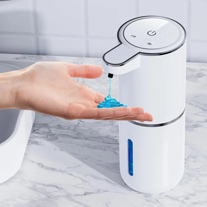 Saboneteira Automática Sensor Infravermelho Espuma e Líquido Recarregável USB