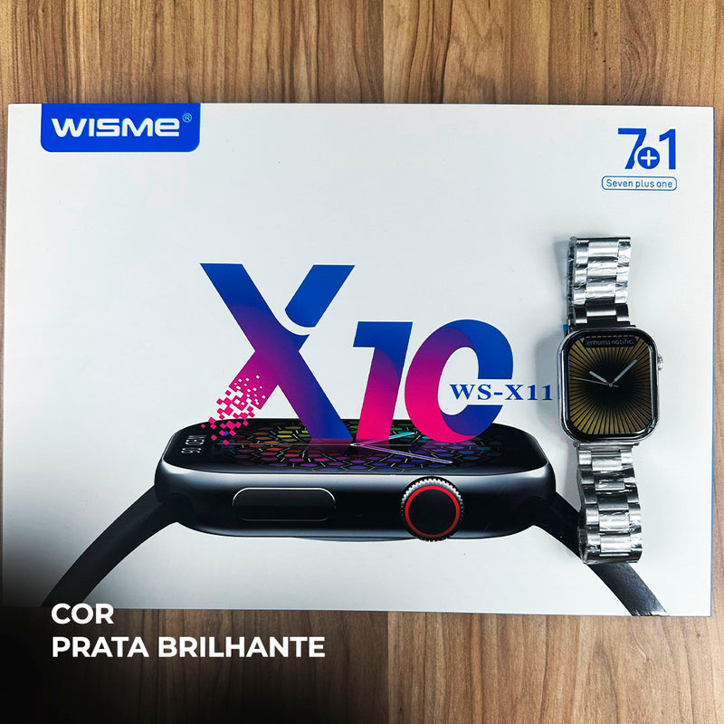 WS-X11 Premium Kit • Smartwatch Séries 10 + 7 Pulseiras