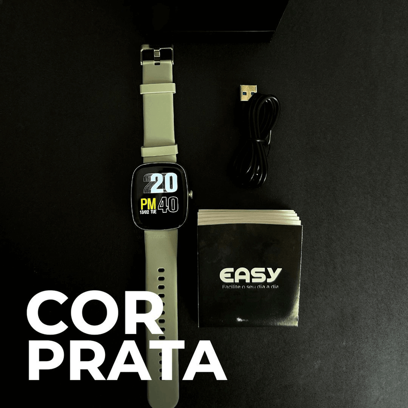 Smartwatch I9 EASY Pulse – À Prova d’Água e Pronto para o Dia a Dia